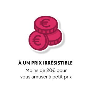 Pictogramme prix irrésistible de nos kits